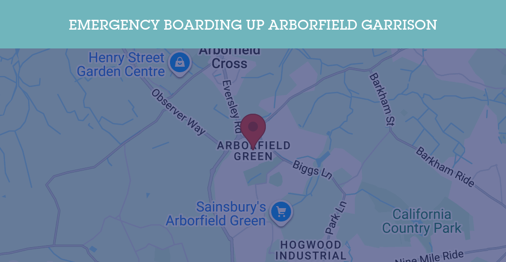 Emergency Boarding Up Services in Arborfield Garrison - RG postcode