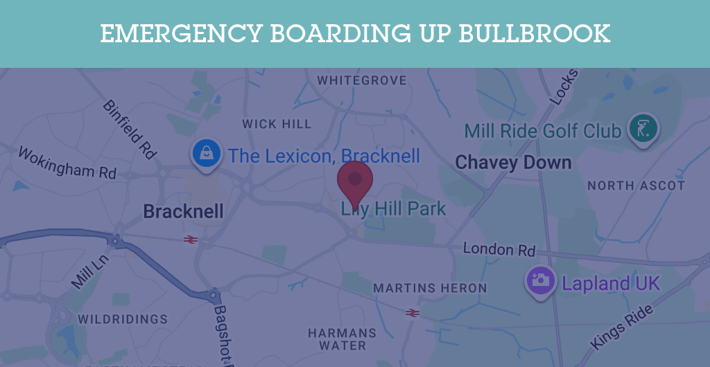 Emergency Boarding Up Services in Bullbrook - RG postcode