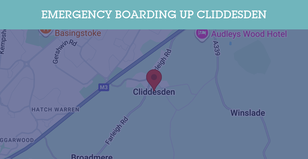 Emergency Boarding Up Services in Cliddesden - RG postcode