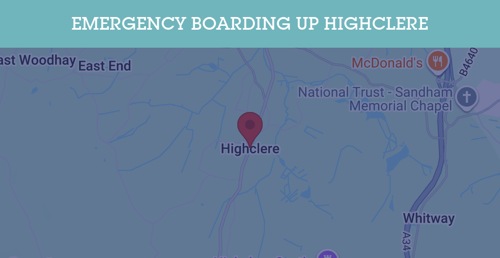 Emergency Boarding Up Services in Highclere - RG postcode