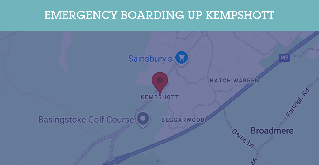 Emergency Boarding Up Services in Kempshott - RG postcode