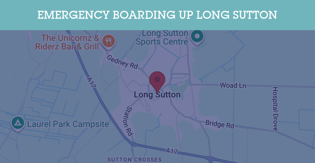 Emergency Boarding Up Services in Long Sutton - RG postcode