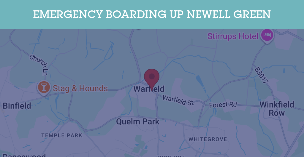Emergency Boarding Up Services in Newell Green - RG postcode