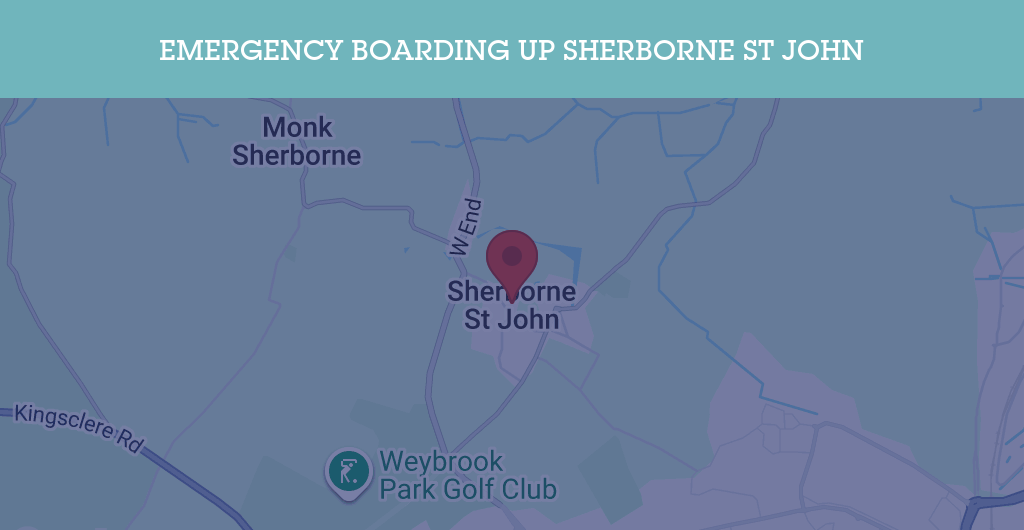 Emergency Boarding Up Services in Sherborne St John - RG postcode