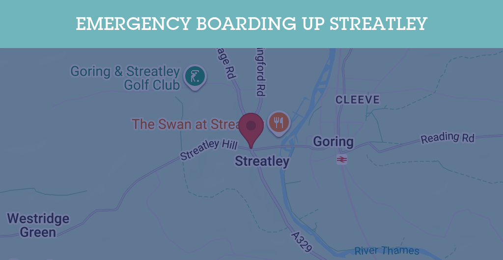 Emergency Boarding Up Services in Streatley - RG postcode