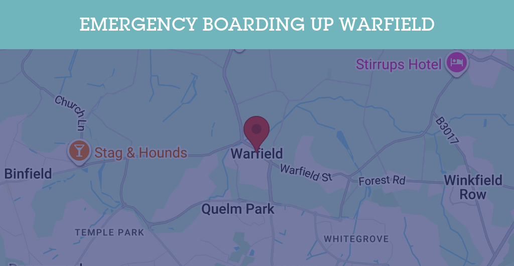 Emergency Boarding Up Services in Warfield - RG postcode