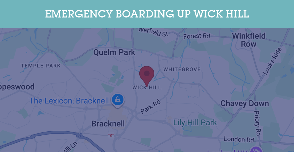 Emergency Boarding Up Services in Wick Hill - RG postcode